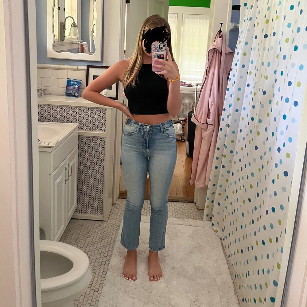 MOTHER The Hustler Ankle Jeans in Confess